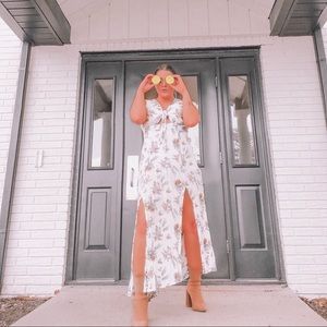 Lemon pattern dress